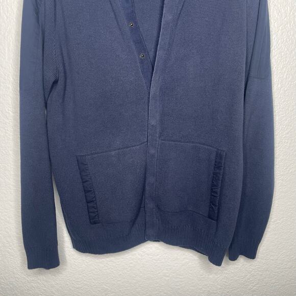Boss Hugo Boss Mens Sweater Size L Knit Button Front Cardigan Like Regular Fit - Picture 8 of 15